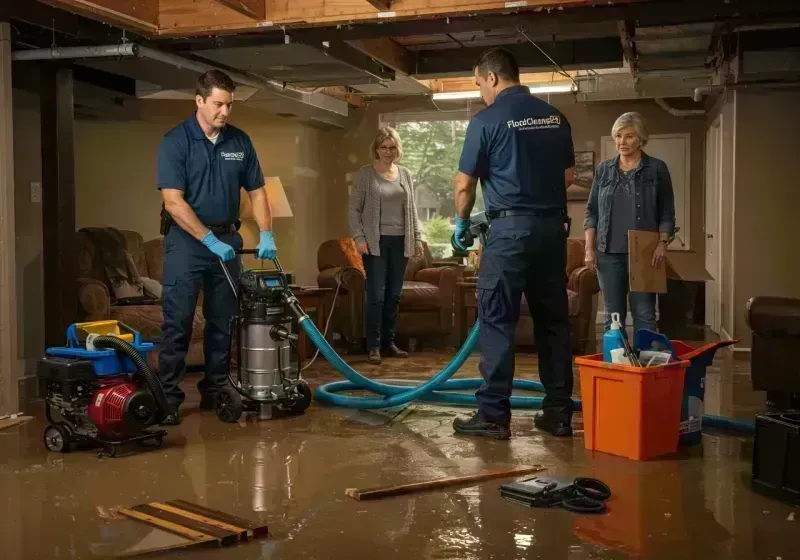 Basement Water Extraction and Removal Techniques process in Shepherd, MI